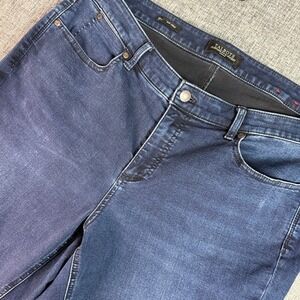 Talbots Slim Ankle Jeans Women | Size 16W | Blue Flawless Five-Pocket High Rise
